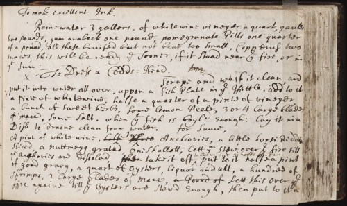 Commonplace book, Late 17th Century, Osborn b115 (59r-58v), Beinecke Rare Book & Manuscript Library